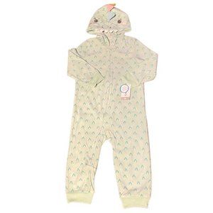 carter's girls and boys pjs mint/cinosaur, 2t